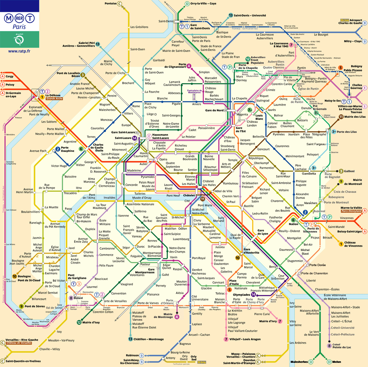 U-Bahn Paris | Der aktuelle Métro-Plan mit allen Infos! | Paris mal