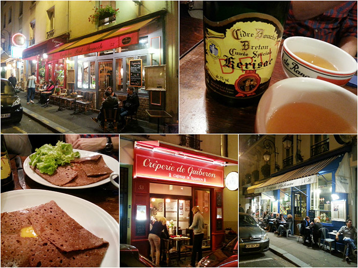 Rue Montparnasse Crepe Creperien Paris