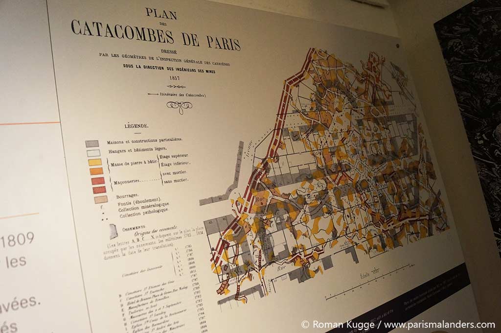 Plan Katakomben Paris