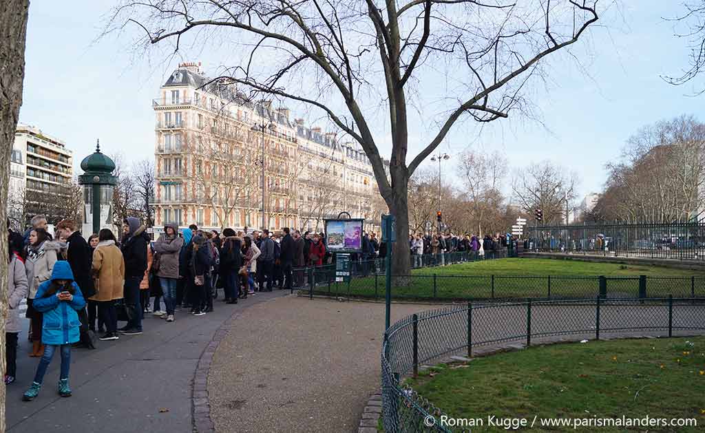 Wartezeiten Warteschlange Katakomben Paris