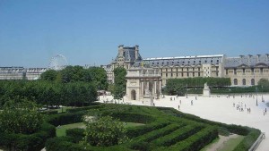 Cruising in den schwulen Gärten des Louvre in Paris