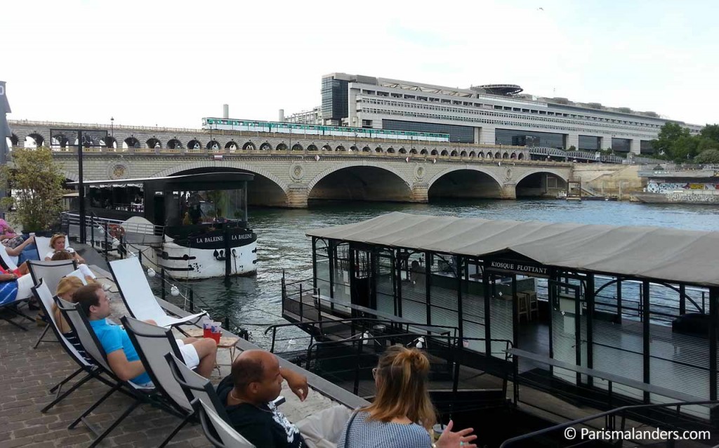 Seine Ufer Liegestühle Quai de la Gare