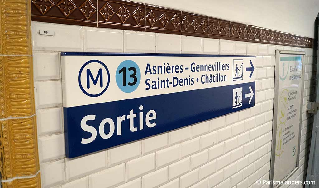 Schilderung Metro Paris