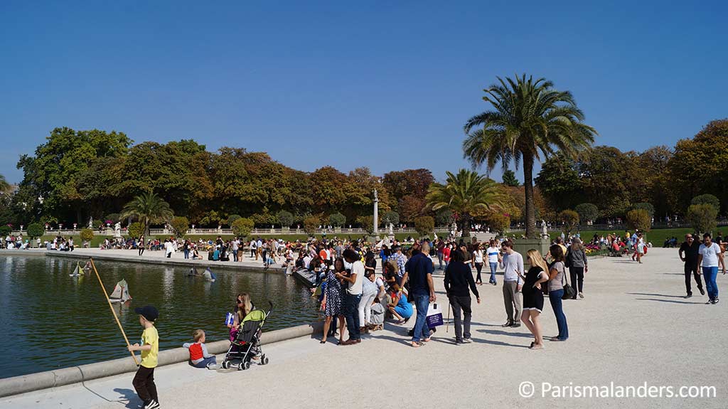 Jardin Luxembourg Park Paris mit Kindern