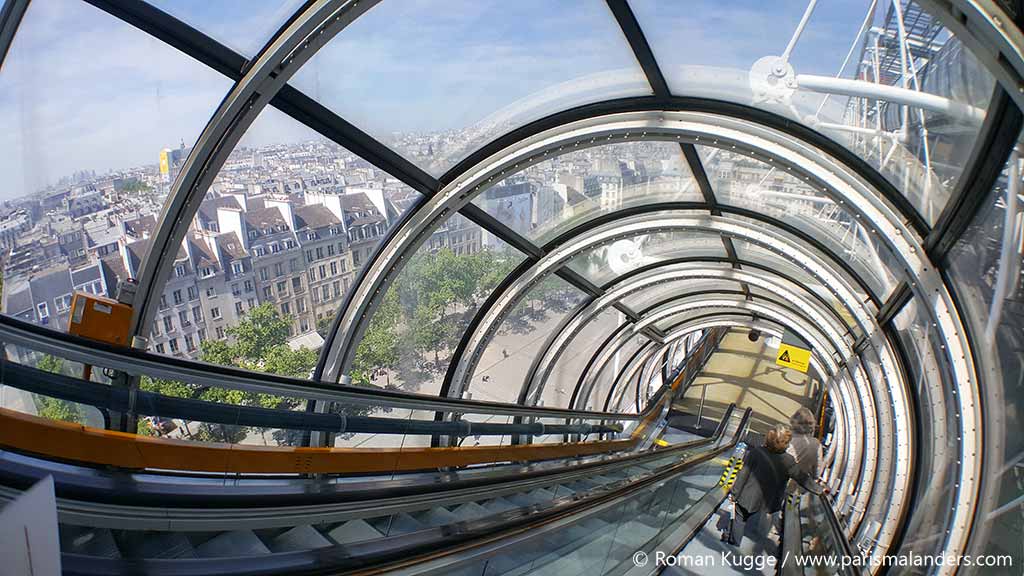 Rolltreppe Centre Pompidou (2)