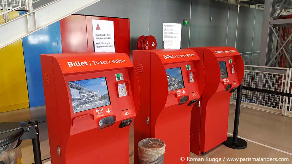 Ticketautomat Centre Pompidou