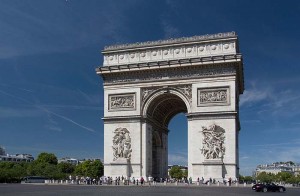 Triumphbogen Arc de Triomphe Paris