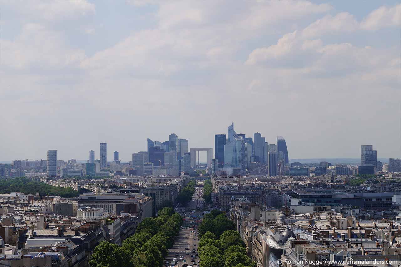 Triumphbogen Arc de Triomphe Paris Aussicht