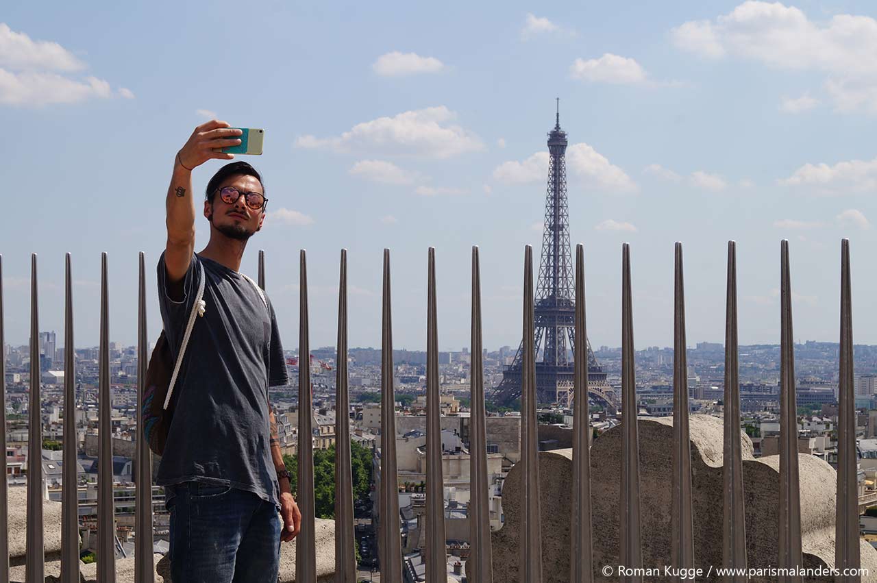 Triumphbogen Arc de Triomphe Paris Ausblick