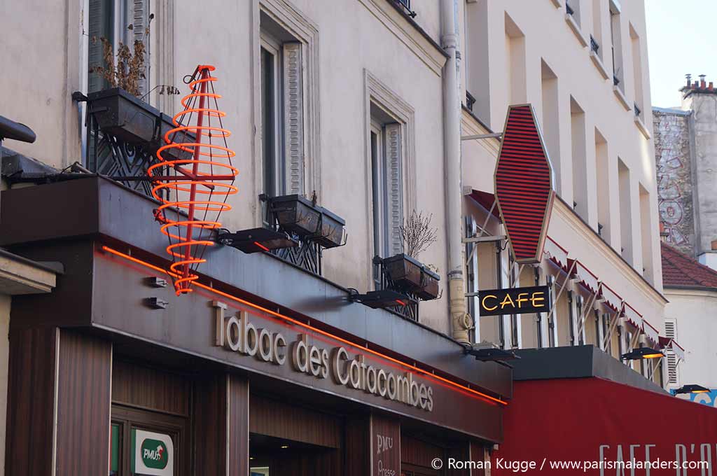 Zigaretten-Tabak-Geschaeft Paris Frankreich