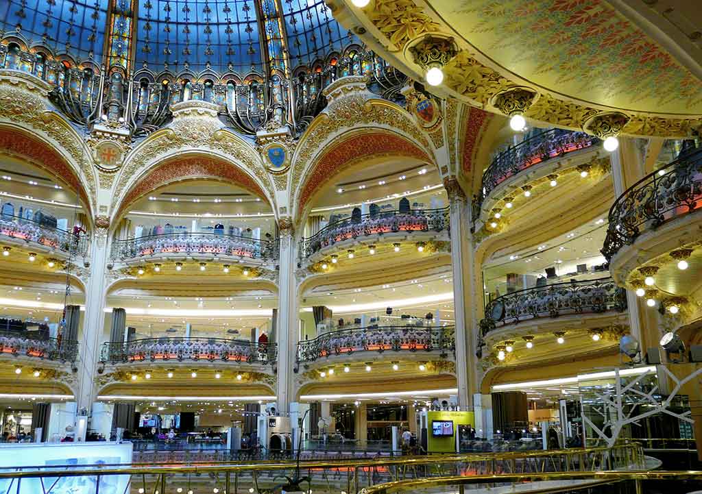 Galeries La Fayette in Paris