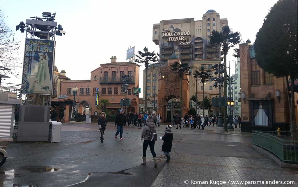 Disneyland Paris bei Regen