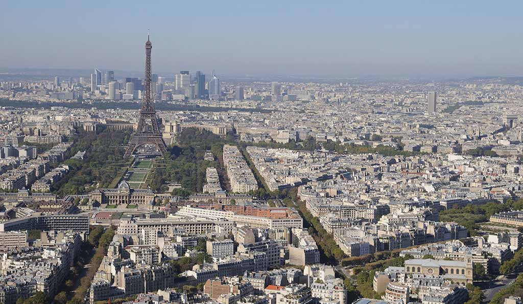 Eiffelturm Tour Montparnasse Blick