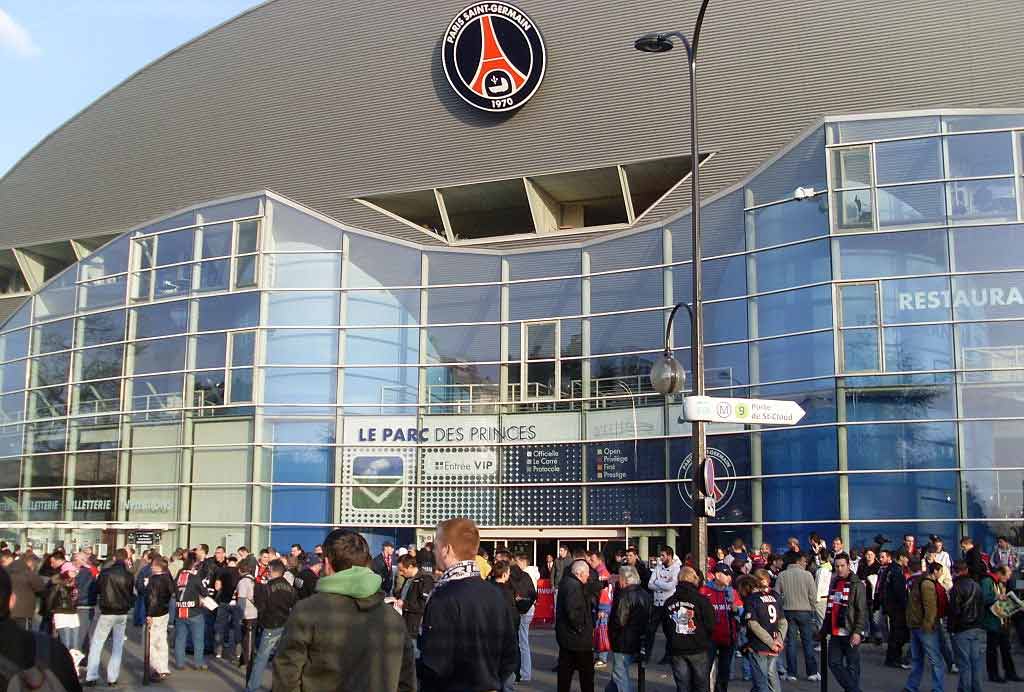 Eingang Parc des Princes Prinzenpark EM2016 Paris