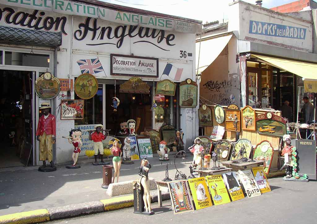 Flohmarkt Paris Puces Clignancourt