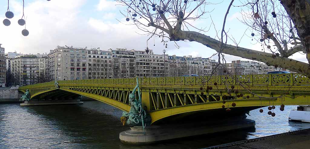Brücke Pont Mirabeau Paris