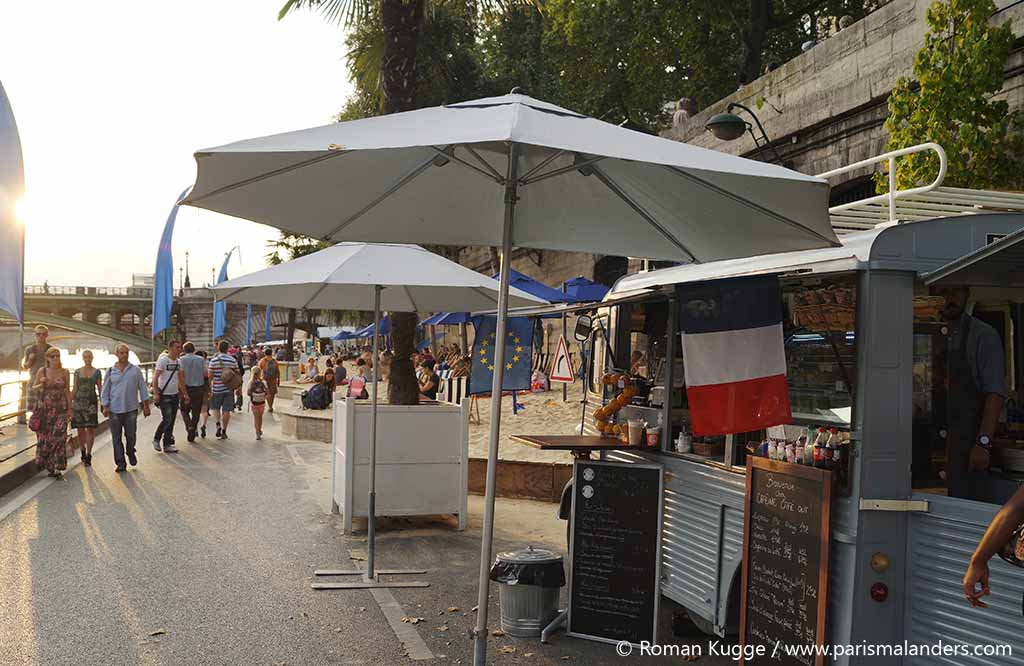 Imbiss Paris Plage Snack Essen Stadtstrand