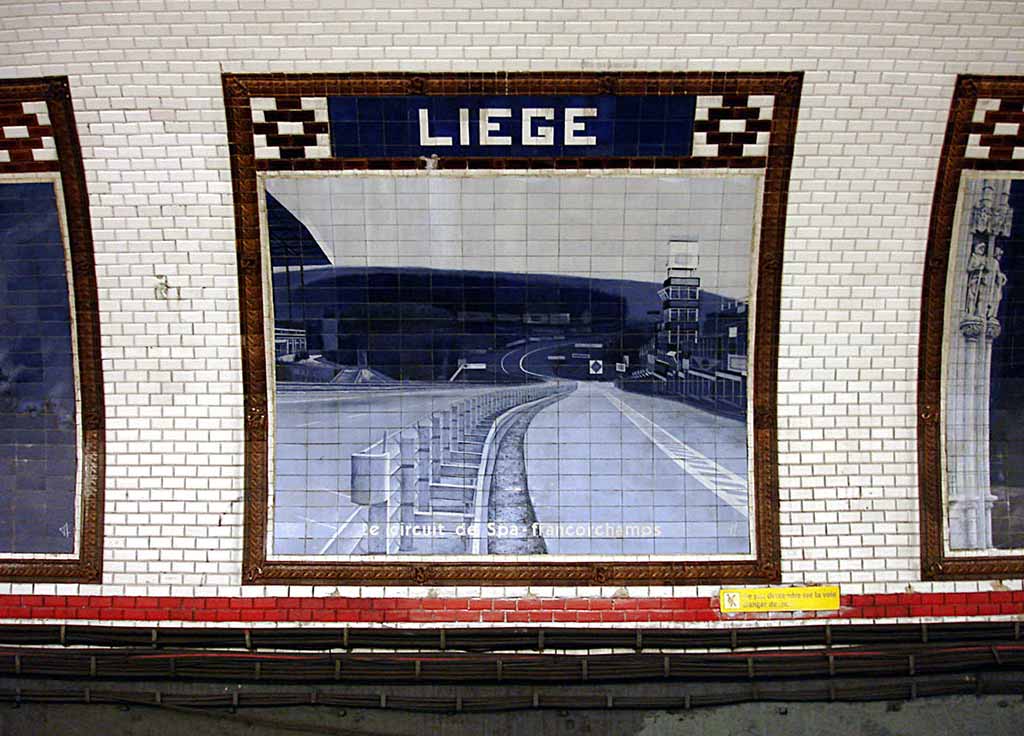 Metrostation Liege Paris