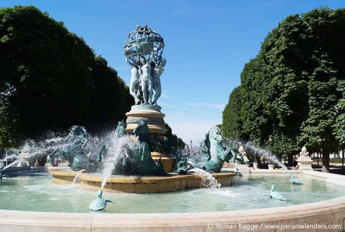 Paris Brunnen Quatre Parties du Monde