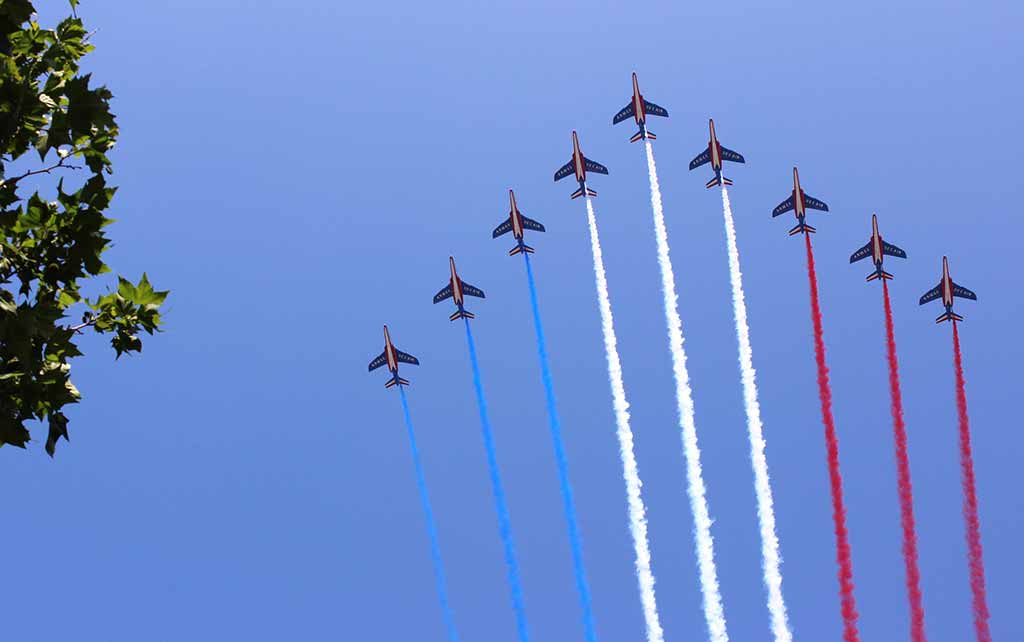 Patrouille de France Nationalfeiertag Paris 14 Juli