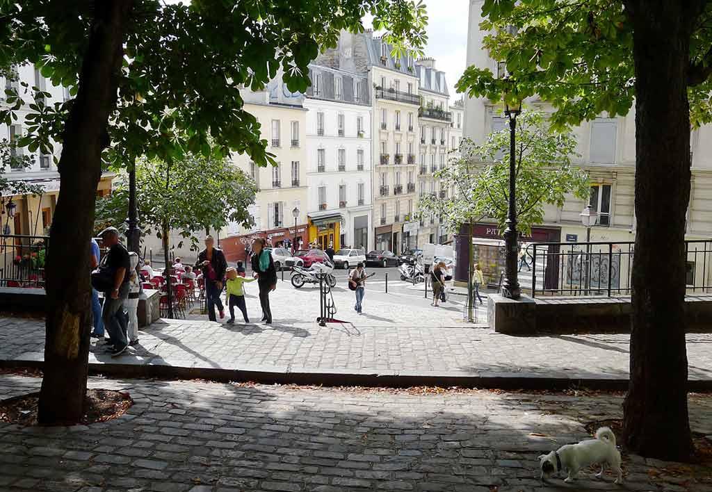 Place Emile Goudeau in Montmartre