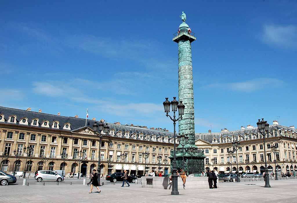 Place Platz Vendome in Paris