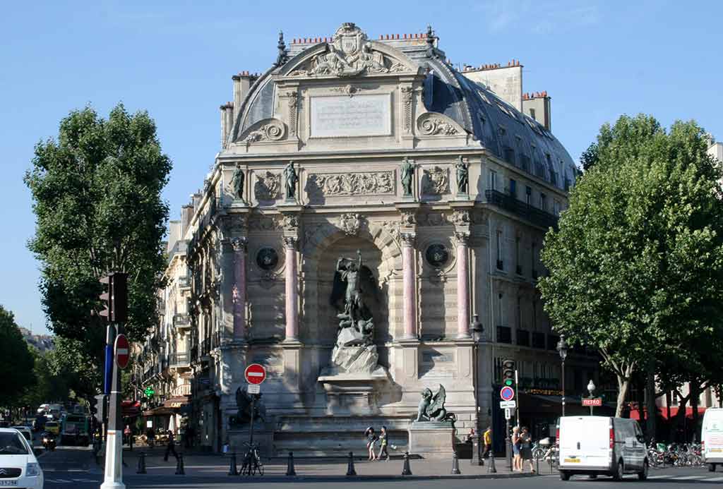 Saint-Michel Brunnen Fontaine Paris