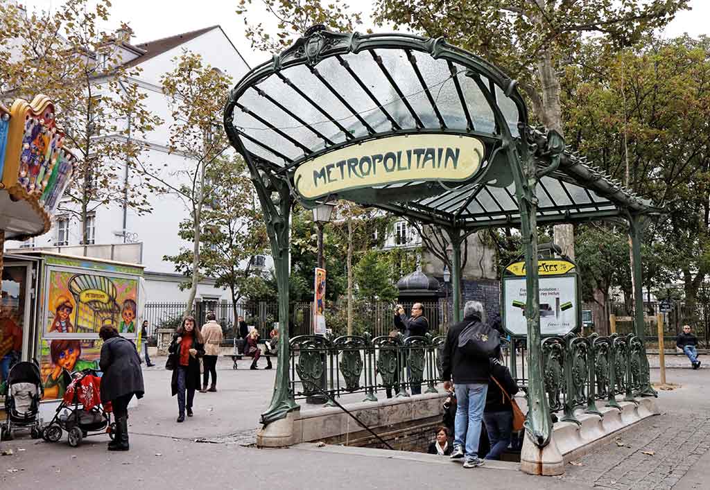 Schoensten Metrostationen in Paris Abbesses
