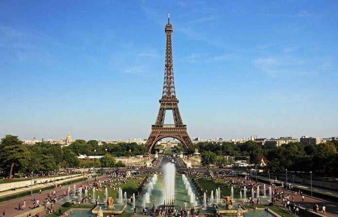 Eiffelturm vom Trocadero Foto