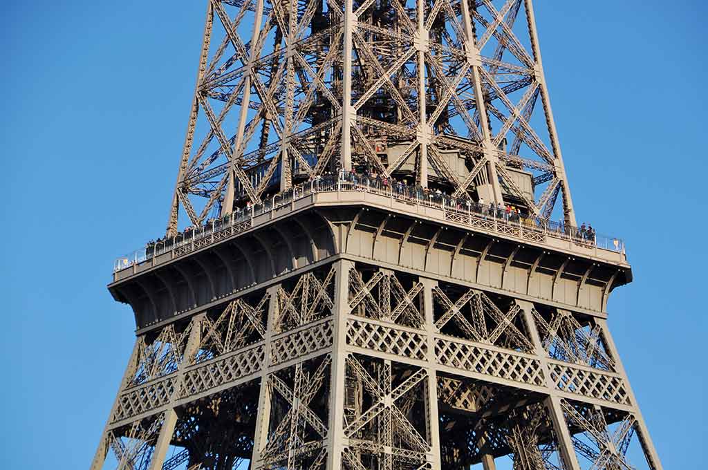 Hoehe Eiffelturm 2 Etage Stockwerk 