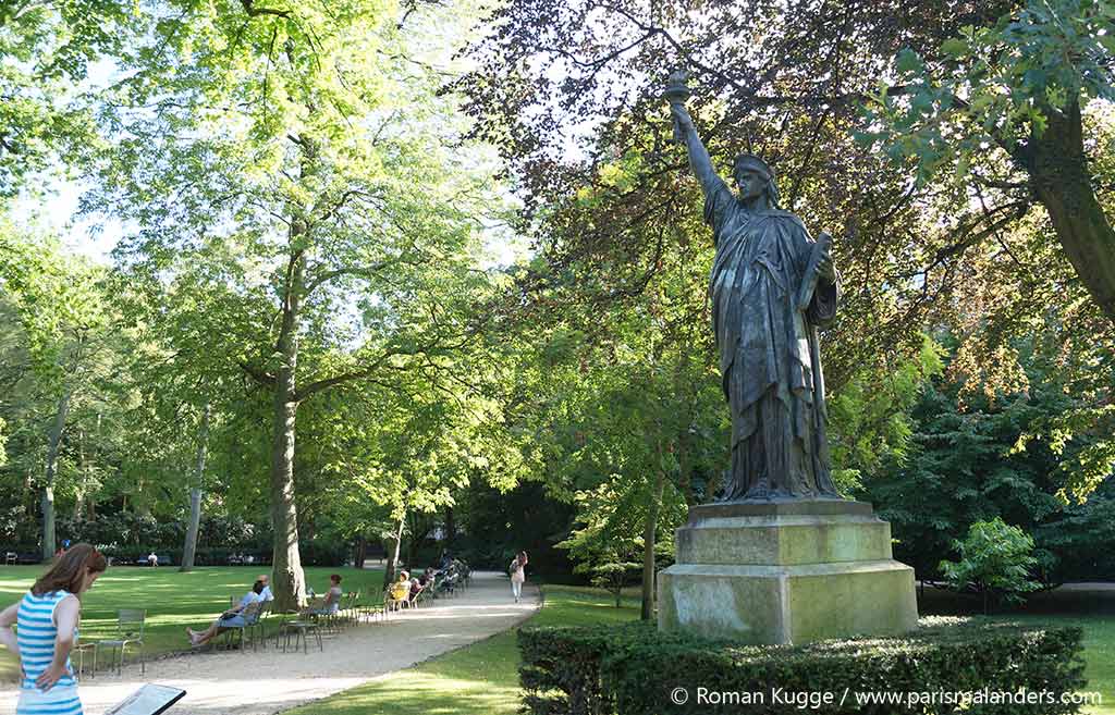freiheitsstatue-Jardin du Luxembourg Statue de la Liberte