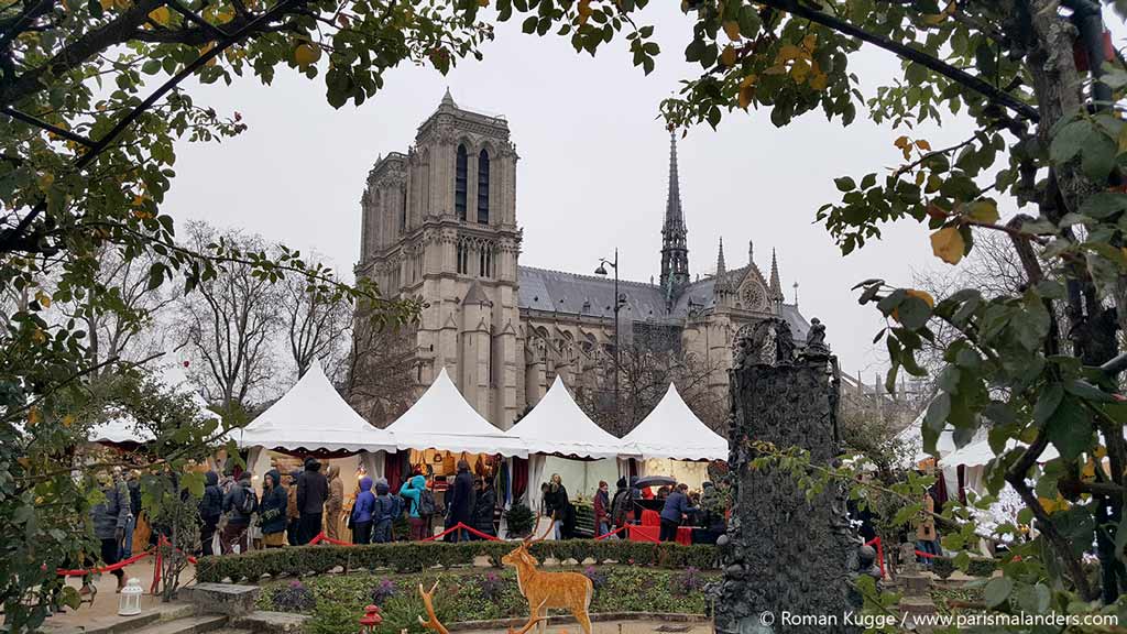 Weihnachtsmarkt Paris Notre-Dame