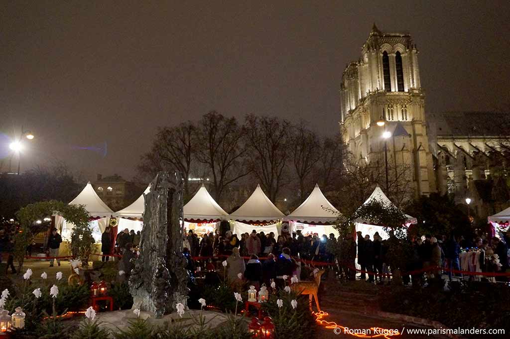 Weihnachtsmarkt Paris Notre-Dame