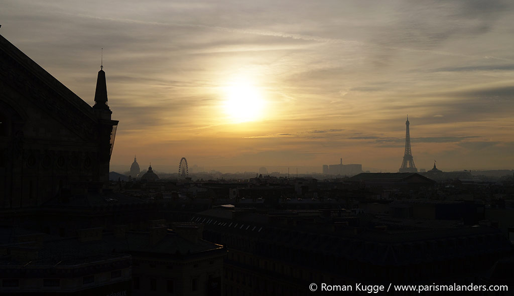 Dachterrasse Galeries Lafayette Ausblick