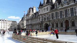 Eislaufen Rathaus Paris