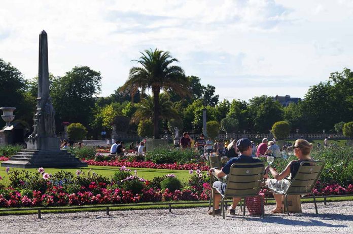 Grünen Stühle Jardin du Luxembourg Paris
