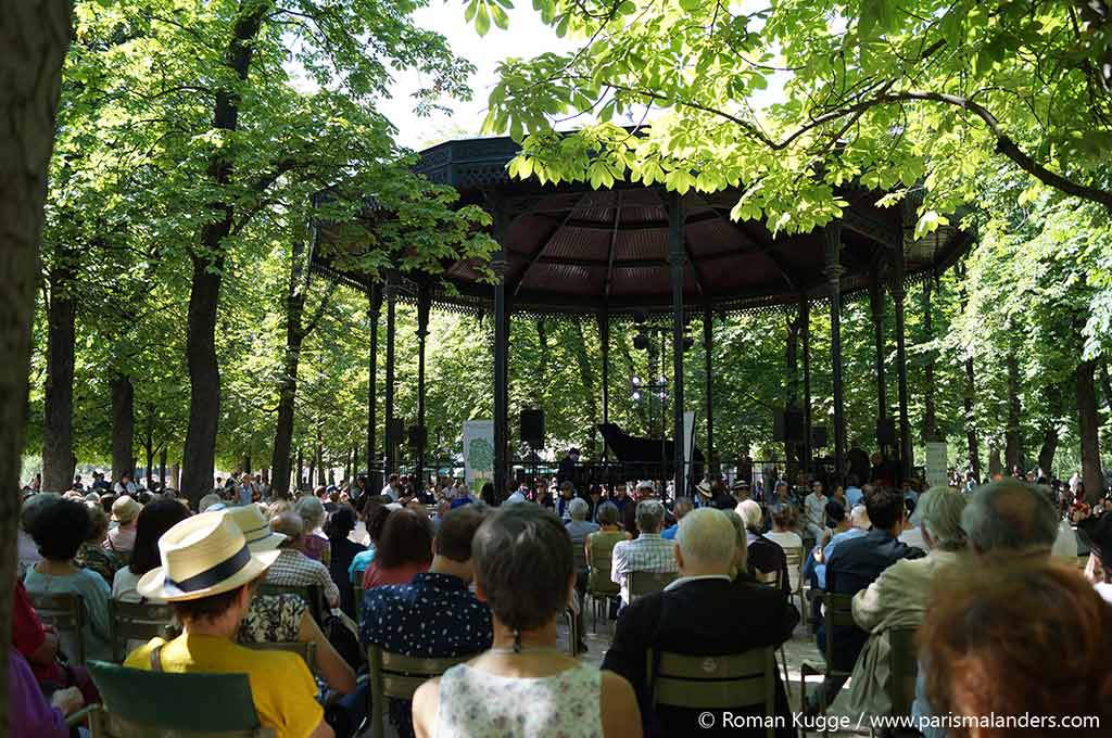 Kostenlos Konzert Park Jardin du Luxembourg Paris Pavillon