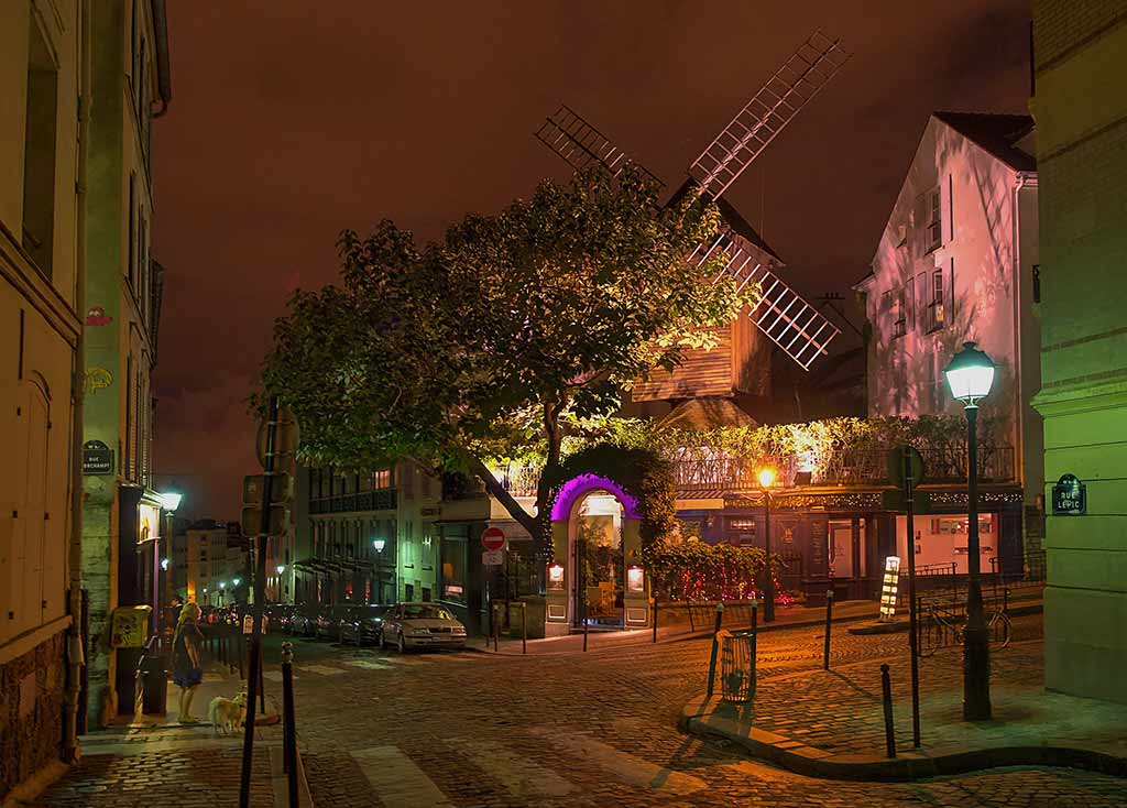 Montmartre Windmühle Romantik Paris