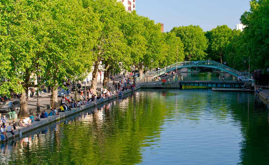 Picknick Canal Saint-Martin