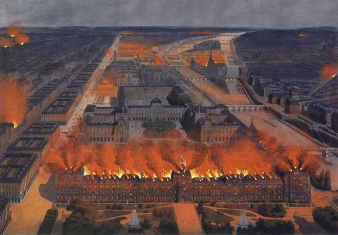 Kleiner roter Mann Tuileries Legende Louvre