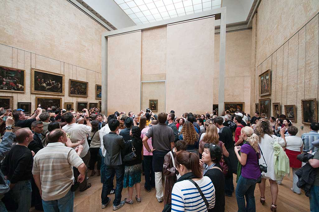 Mona Lisa im Louvre in Paris