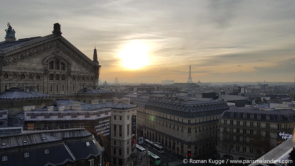 Aussicht Ausblick Dachterrasse Galeries Lafayette