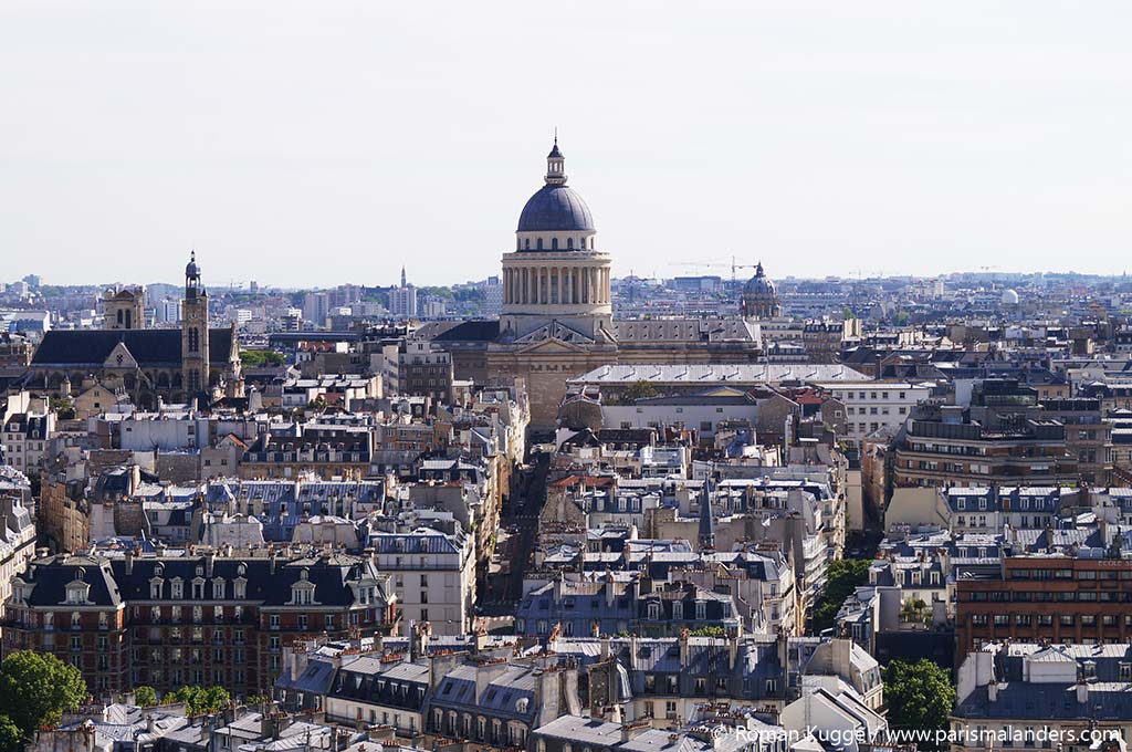 Ausblick Pantheon von Notre Dame