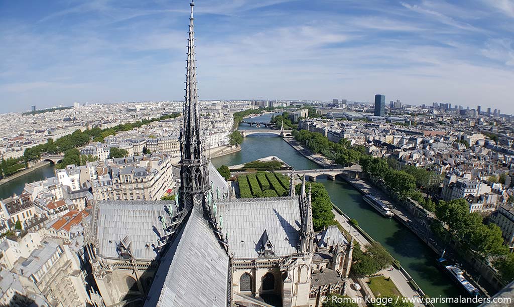 Dach Ausblick Notre Dame