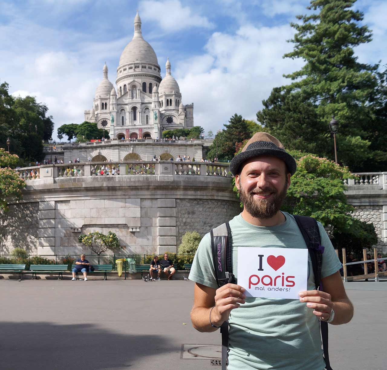 Erinnerungsfoto aus Paris