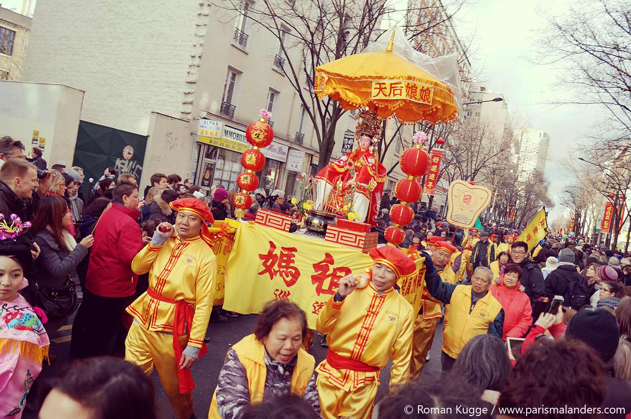 Chinesisches Neujahrsfest Paris Umzug