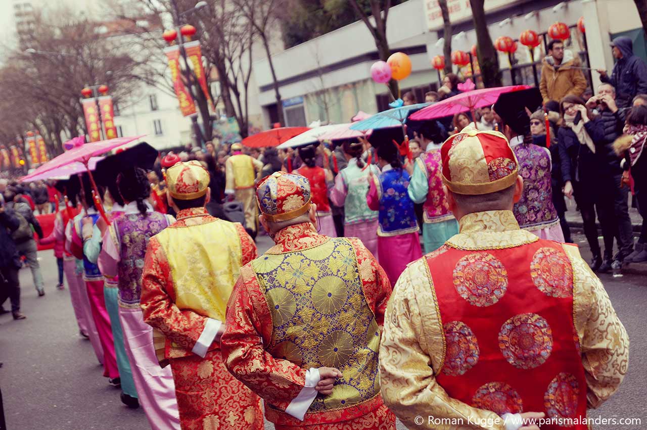 Chinesisches Neujahrsfest Paris Umzug