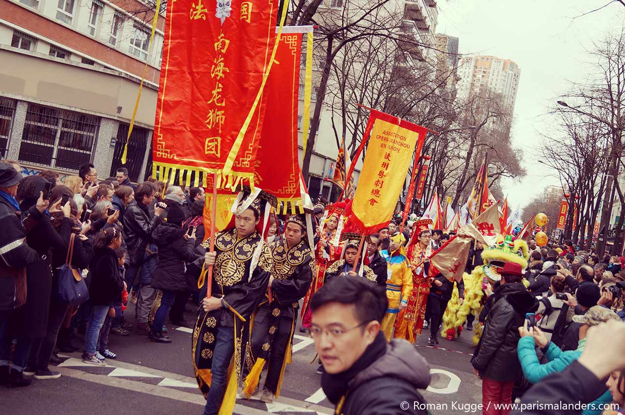 Chinesisches Neujahrsfest Paris Umzug