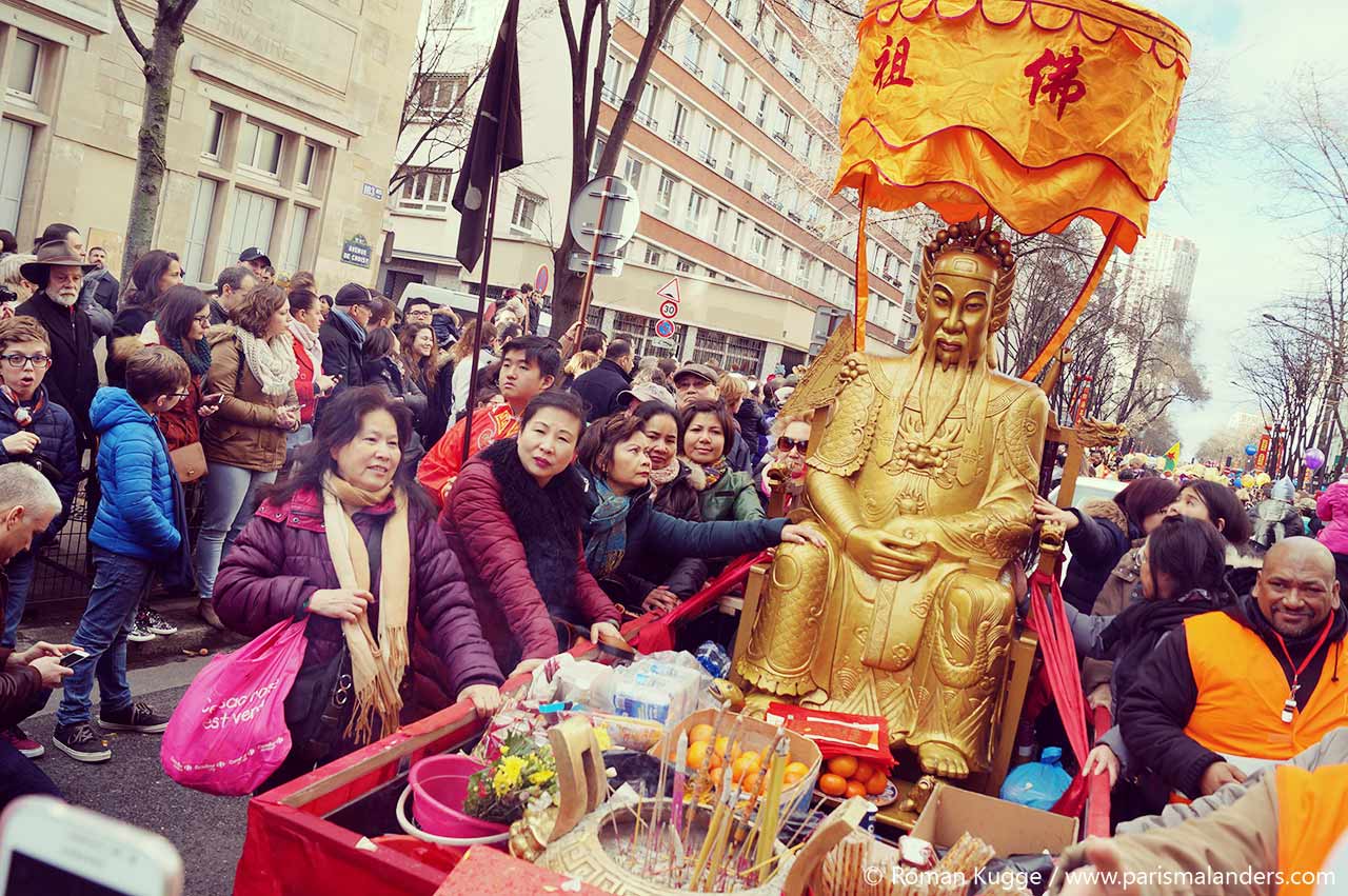 Chinesisches Neujahrsfest Paris Umzug