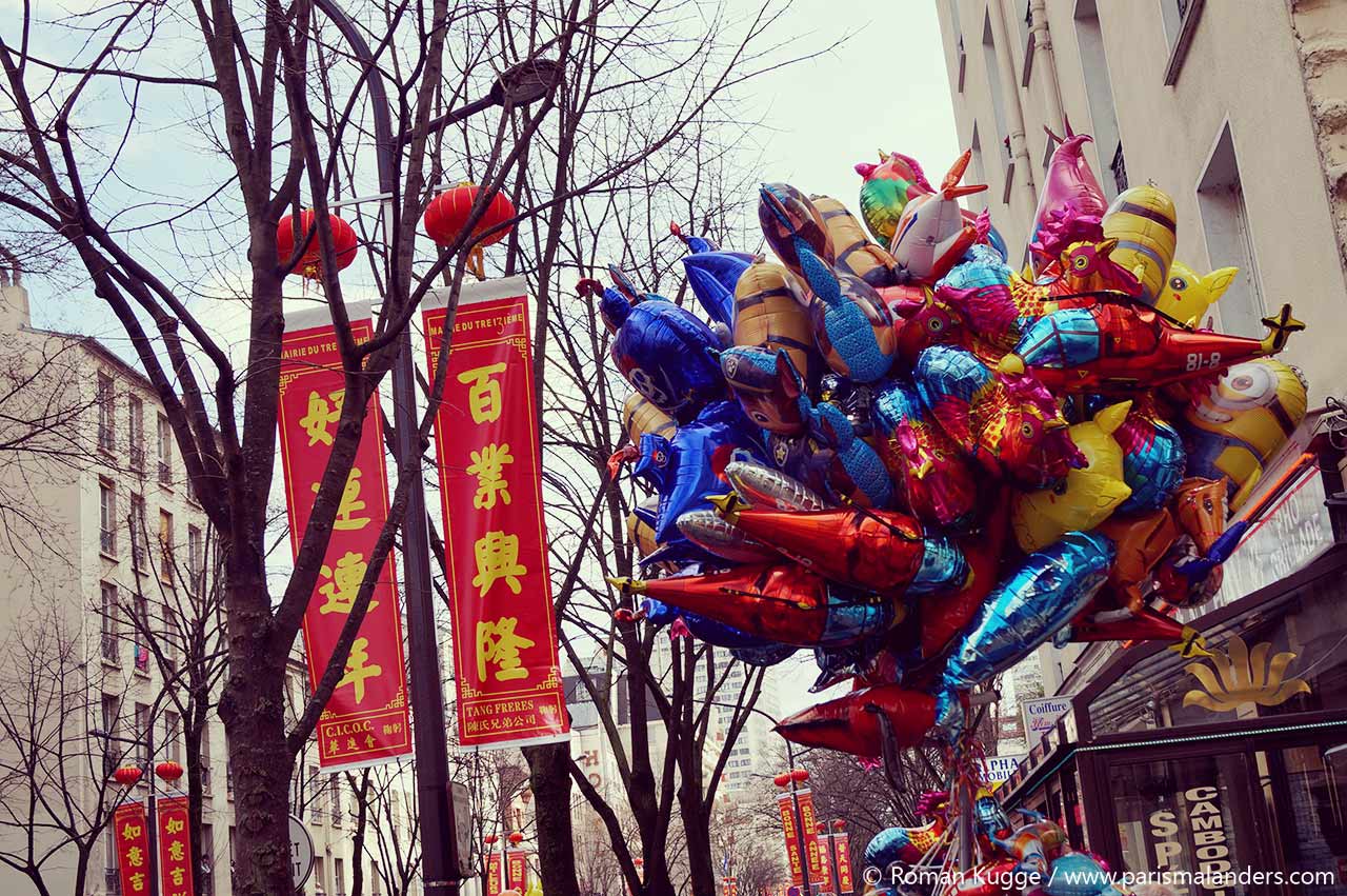 Chinesisches Neujahrsfest Paris Umzug